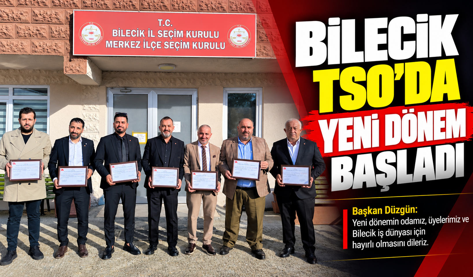 BİLECİK TSO'DA YENİ DÖNEM BAŞLADI