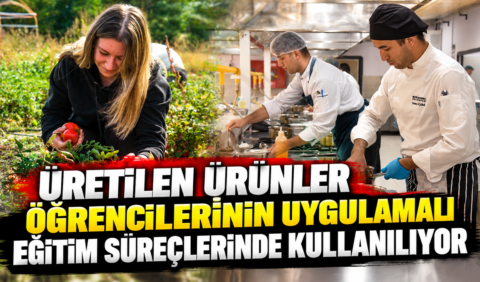 ÜRETİLEN ÜRÜNLER ÖĞRENCİLERİNİN UYGULAMALI EĞİTİM SÜREÇLERİNDE KULLANILIYOR,