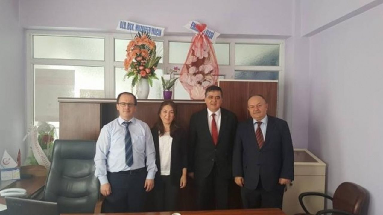 BAŞKAN YALÇIN’DAN PAZARYERİ DEVLET HASTANESİ MÜDÜRÜ ARIK’A ZİYARET