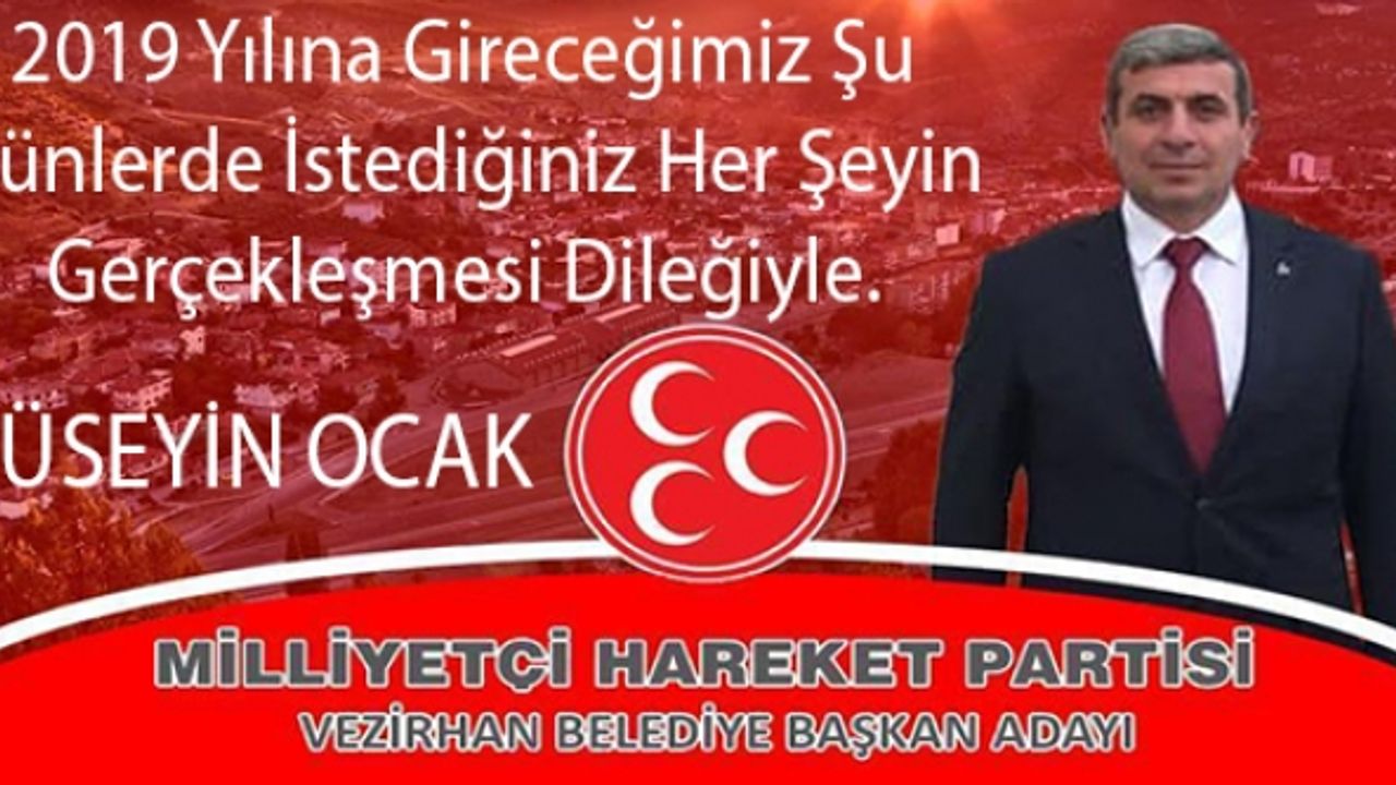 HÜSEYİN OCAK'IN YENİ YIL MESAJI