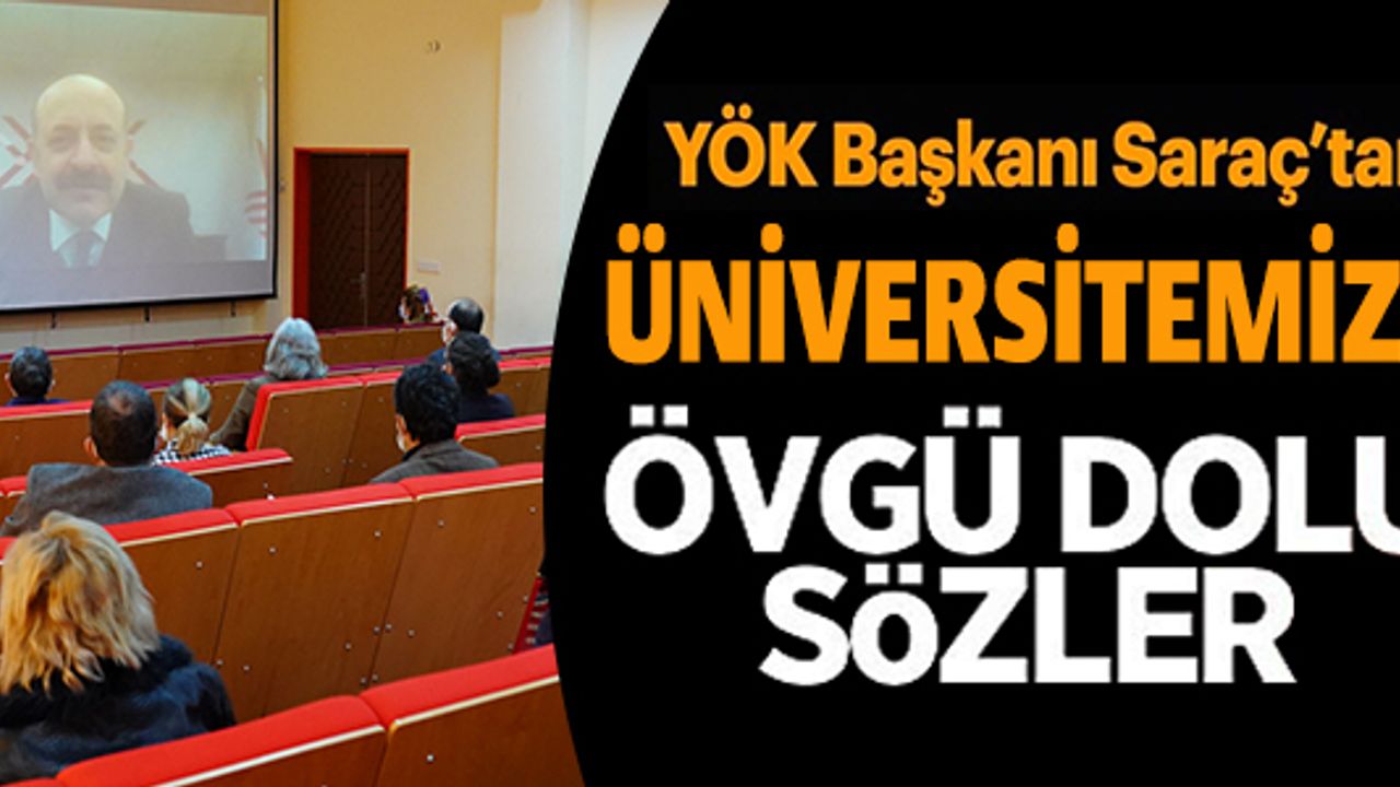 YÖK BAŞKANI SARAÇ, BŞEÜ SENATO TOPLANTISINA KATILDI