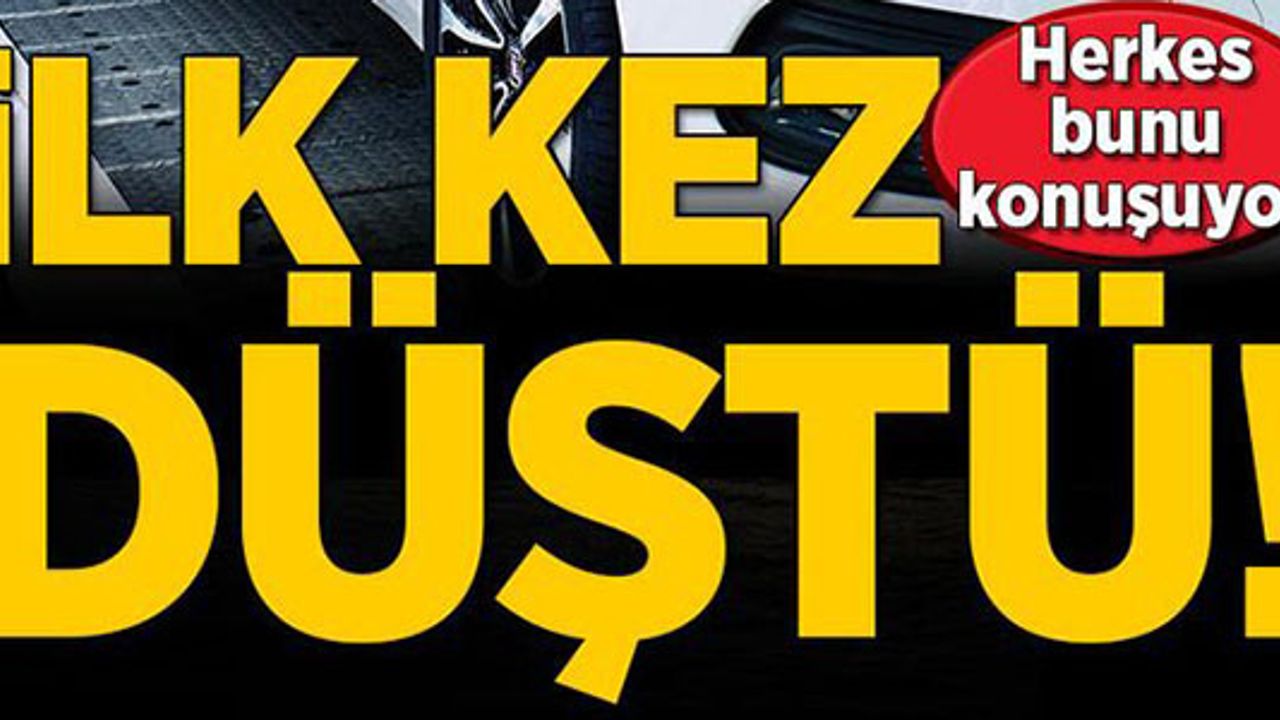 OTOMOBİL FİYATLARI İLK KEZ ARALIKTA DÜŞTÜ