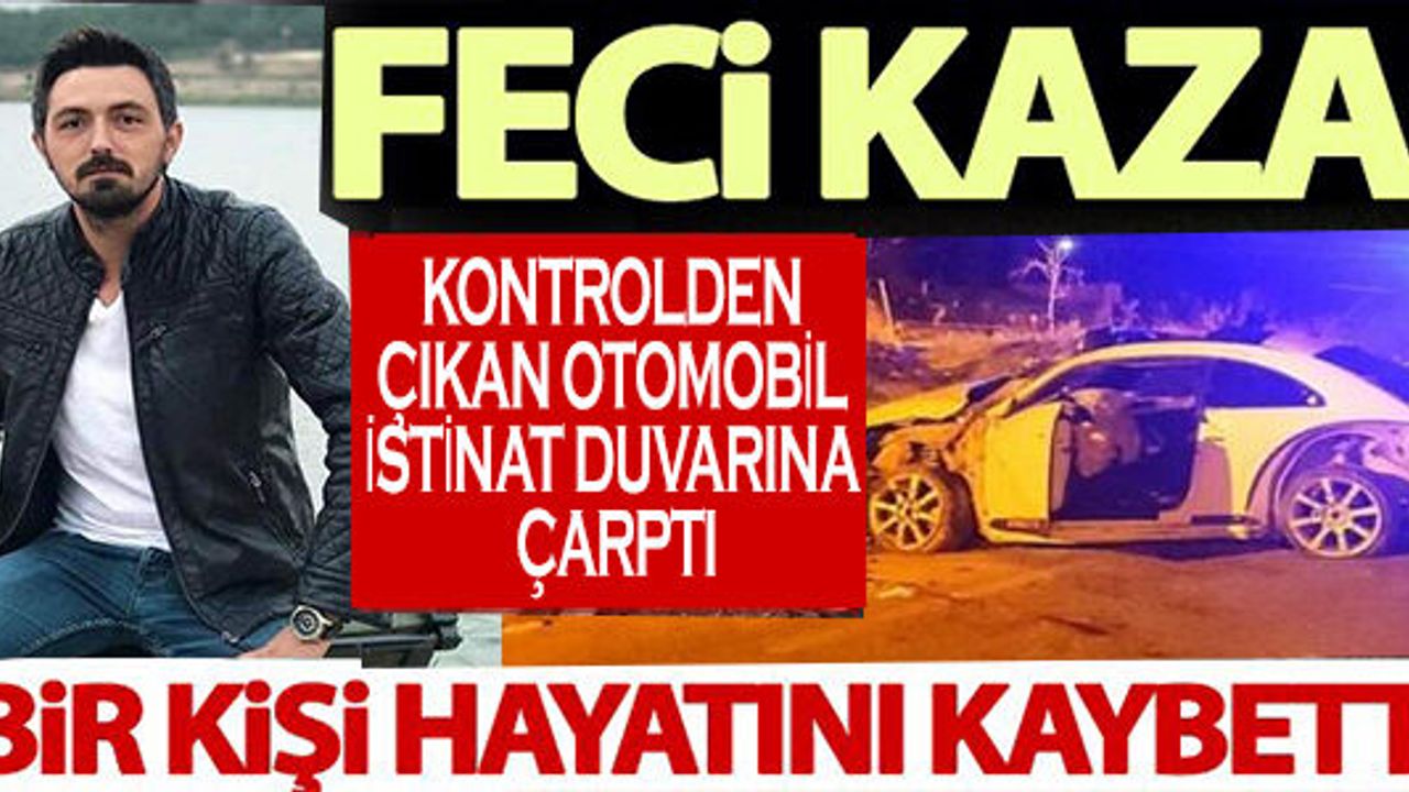 BİLECİK'TE TRAFİK KAZASI, 1 KİŞİ HAYATINI KAYBETTİ 2 KİŞİ YARALANDI