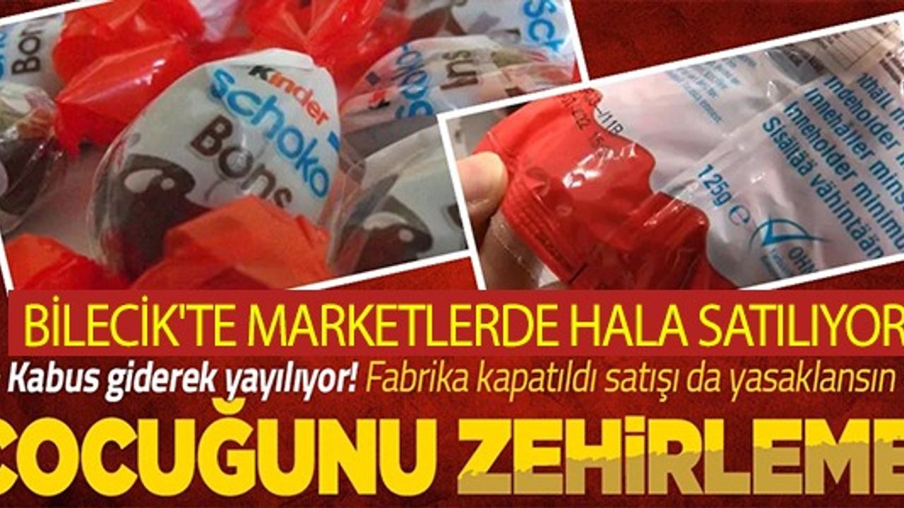 BİLECİK'TE MARKETLERDE HALA SATILIYOR