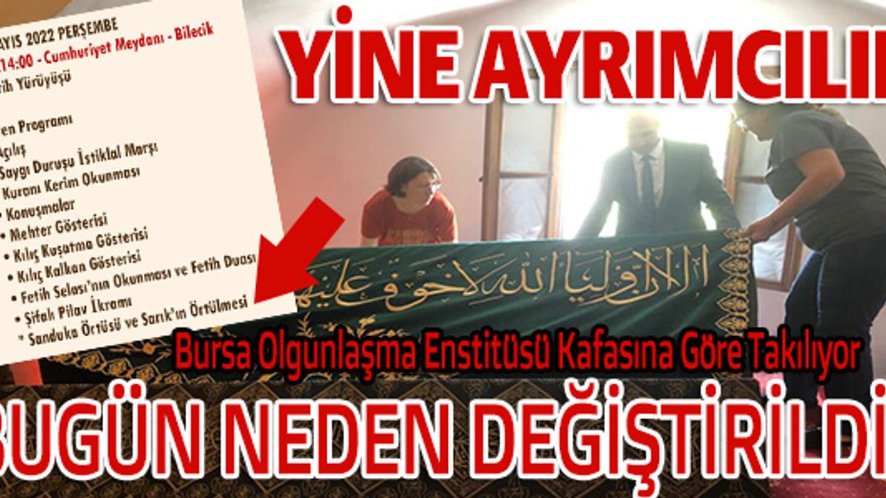 SANDUKA ÖRTÜSÜ BUGÜN NEDEN SERİLDİ?