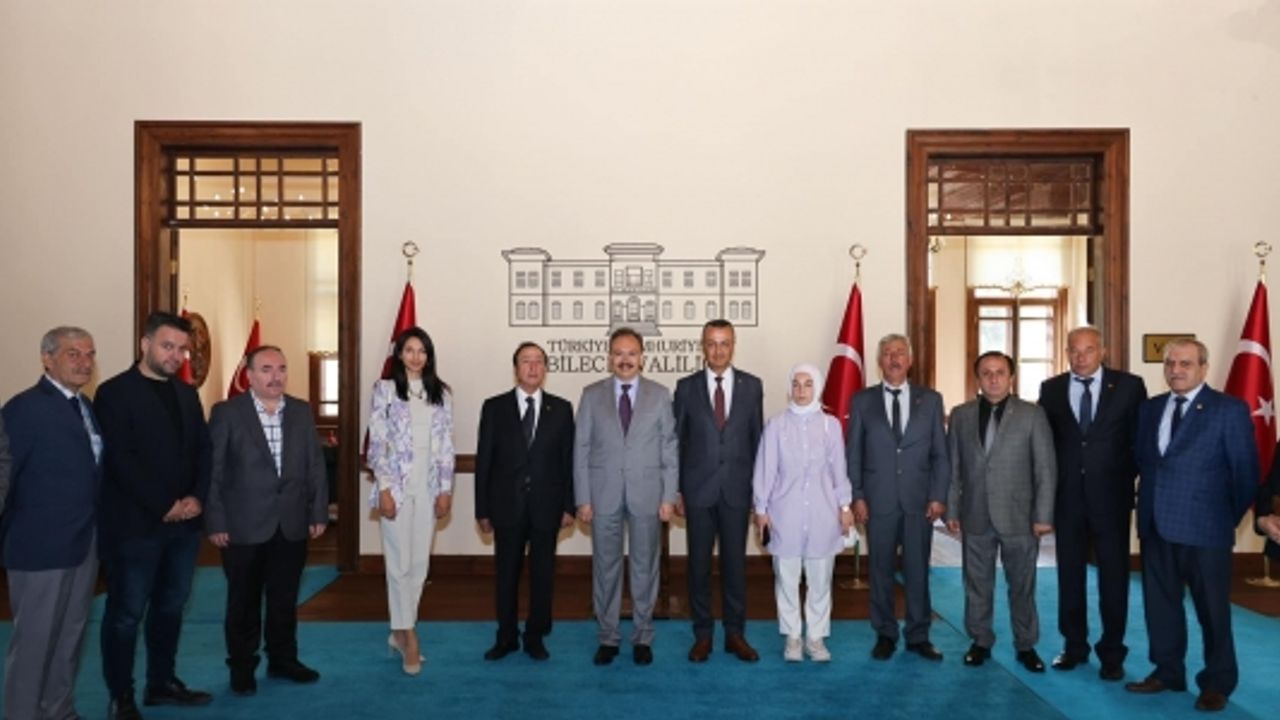 BİLECİK VALİSİ KEMAL KIZILKAYA’YA, AHİLİK HAFTASI ZİYARETİ