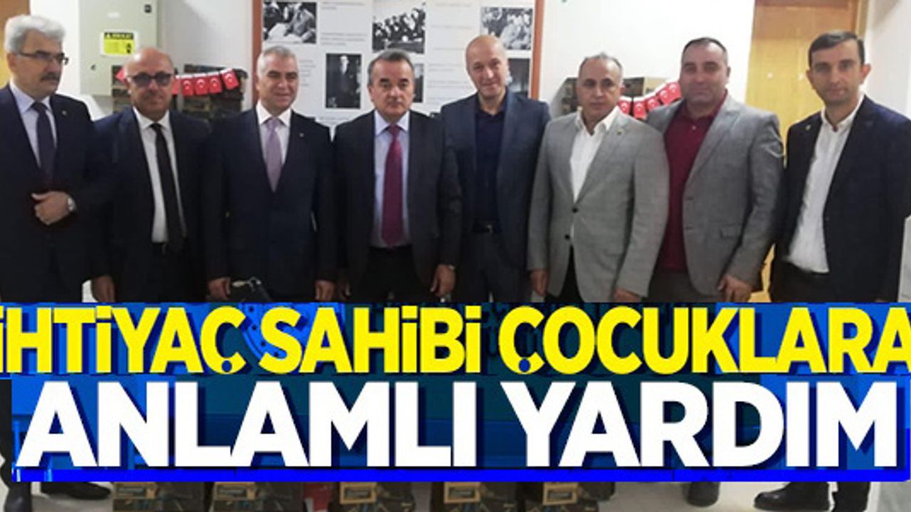 İHTİYAÇ SAHİBİ 503 ÖĞRENCİYE KIŞLIK BOT YARDIMI