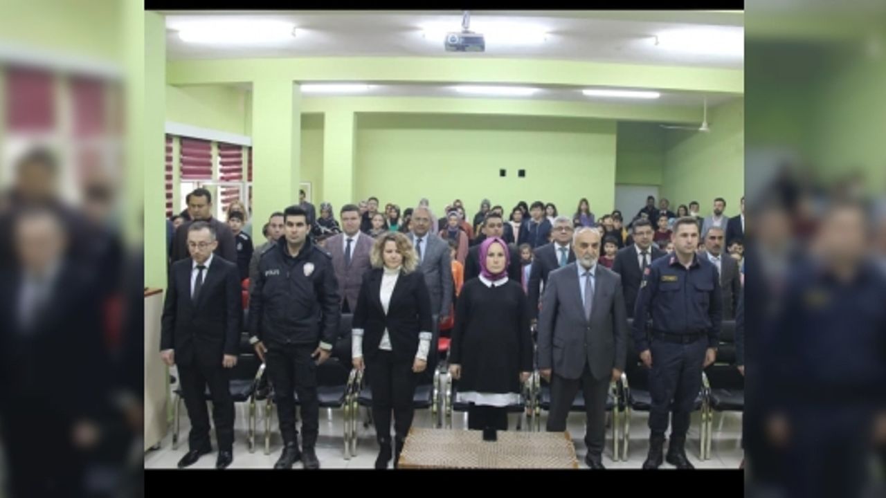 İNHİSAR'DA 24 KASIM ÖĞRETMENLER GÜNÜ PROGRAMI DÜZENLENDİ