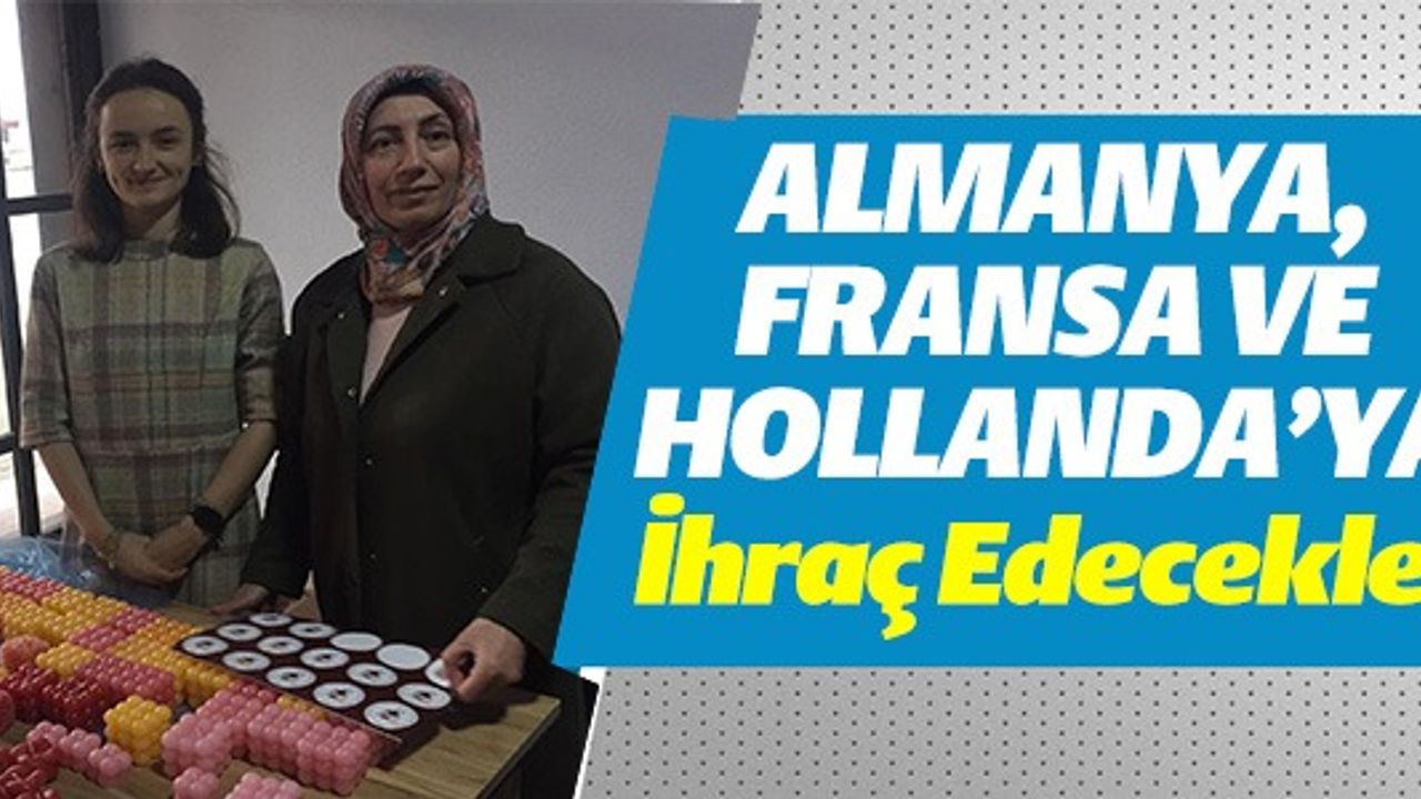 ALMANYA, FRANSA VE HOLLANDA'YA İHRAÇ EDECEKLER