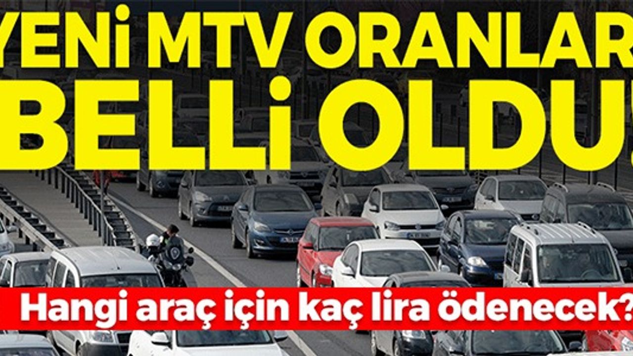 YENİ MTV ORANLARI BELLİ OLDU