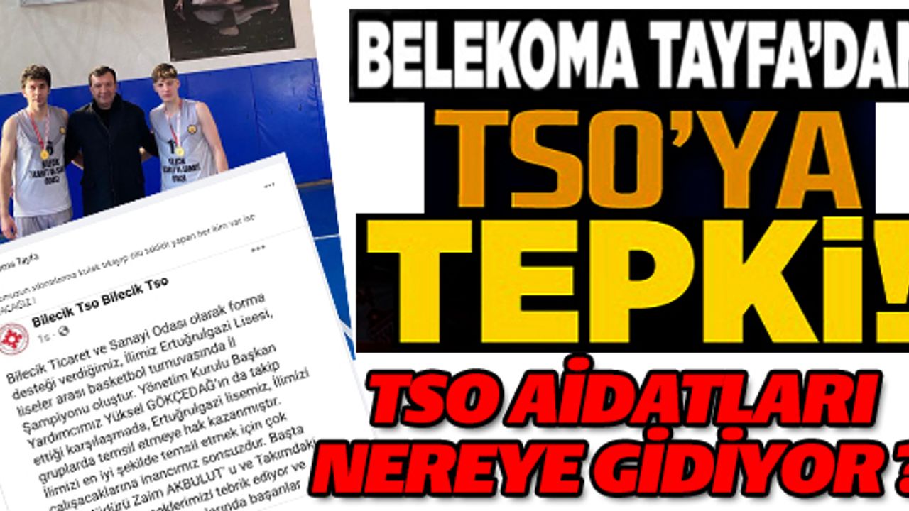 BİLECİKSPOR TARAFTARINDAN TSO'YA TEPKİ