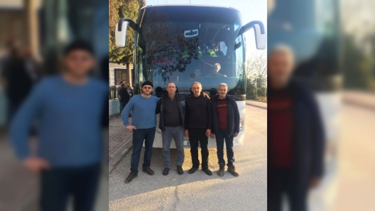 KONTEYNIR KURULUMUNA DESTEK OLMAK ÜZERE DEPREM BÖLGESİNE GİTTİLER