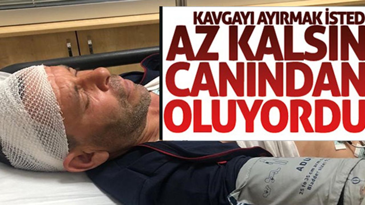 KAVGAYI AYIRMAK İSTEYEN KÖY MUHTARI YARALANDI