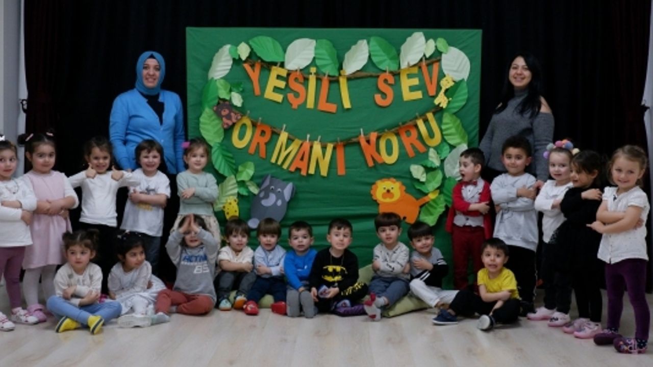 MİNİK ÖĞRENCİLERE ORMAN SEVGİSİ ANLATILDI