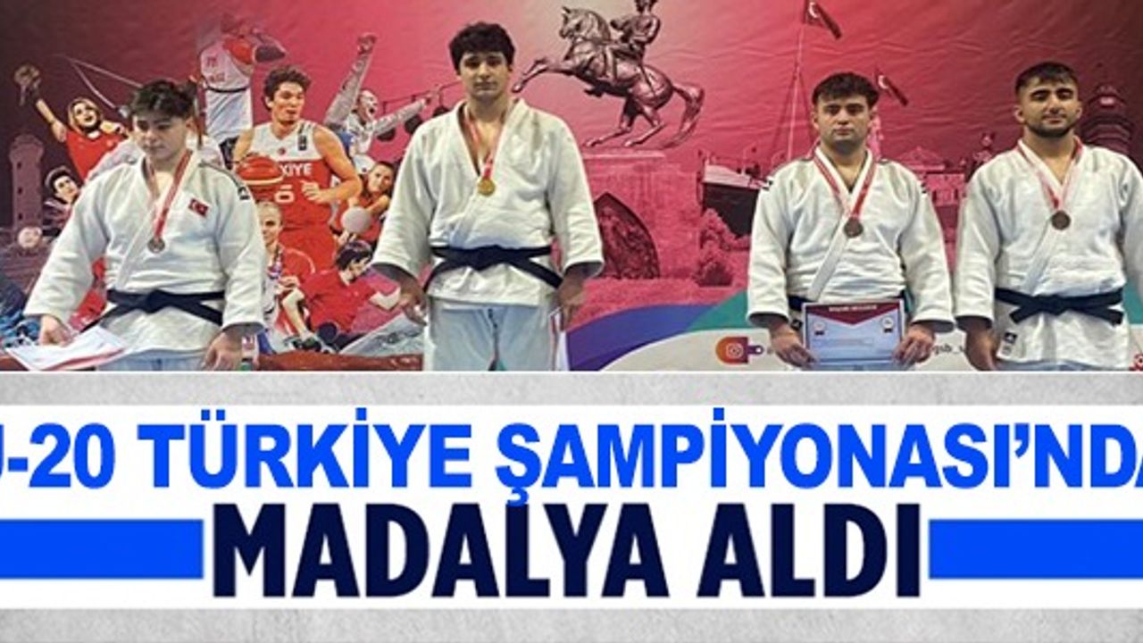 U-20 TÜRKİYE ŞAMPİYPNASI'NDA MADALYA ALDI