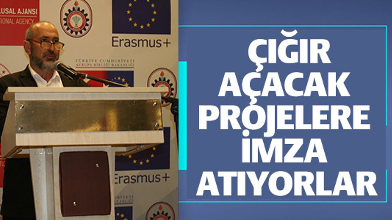 EĞİTİMDE ÇIĞIR AÇACAK PROJELERE İMZA ATIYOR