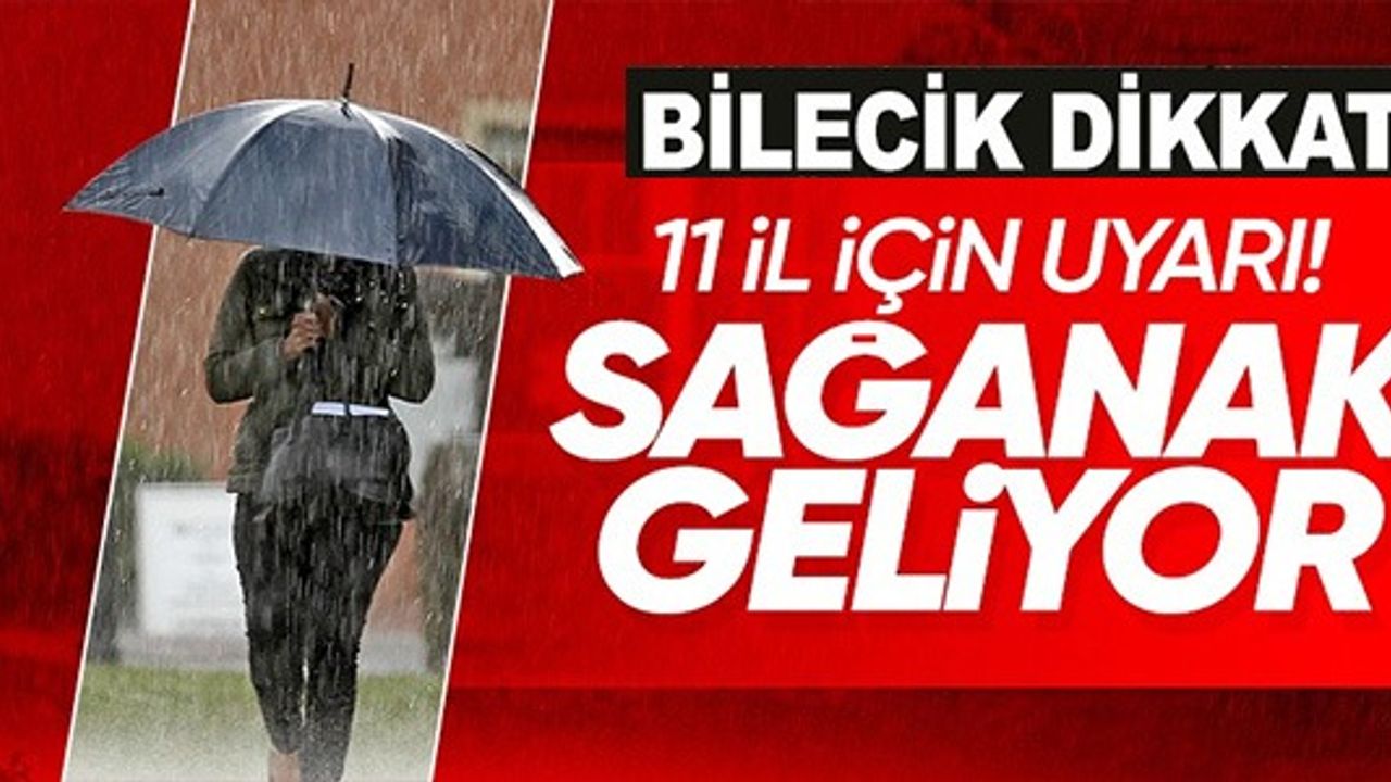 AFAD’DAN BİLECİK İÇİN TURUNCU KODLU YAĞIŞ UYARISI