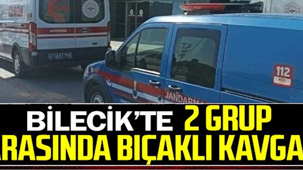 BİLECİK'TE 2 GRUP ARASINDA BIÇAKLI KAVGA!