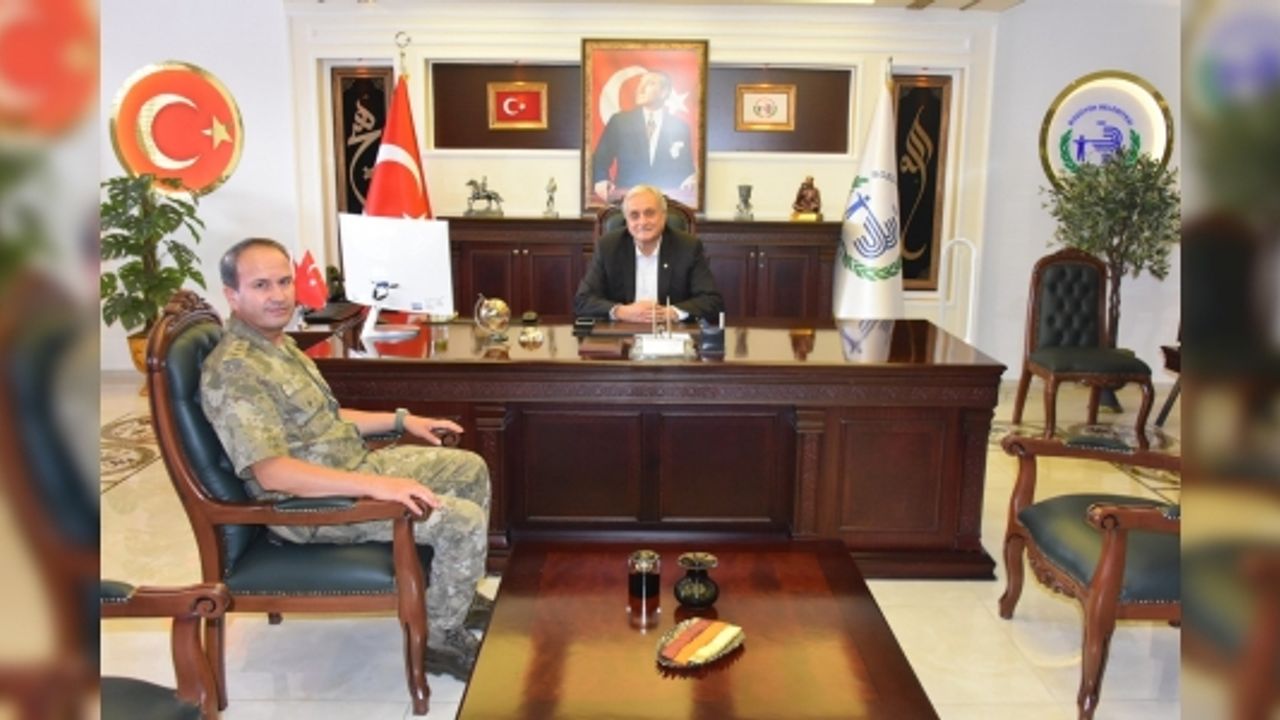 BAKKALCIOĞLU, KOMUTAN VE KAYMAKAM İLE BİR ARAYA GELDİ