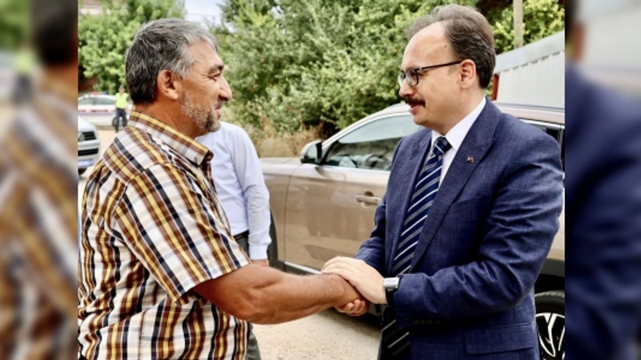 VALİ KIZILKAYA'DAN ŞEHİT AİLESİNE ZİYARET