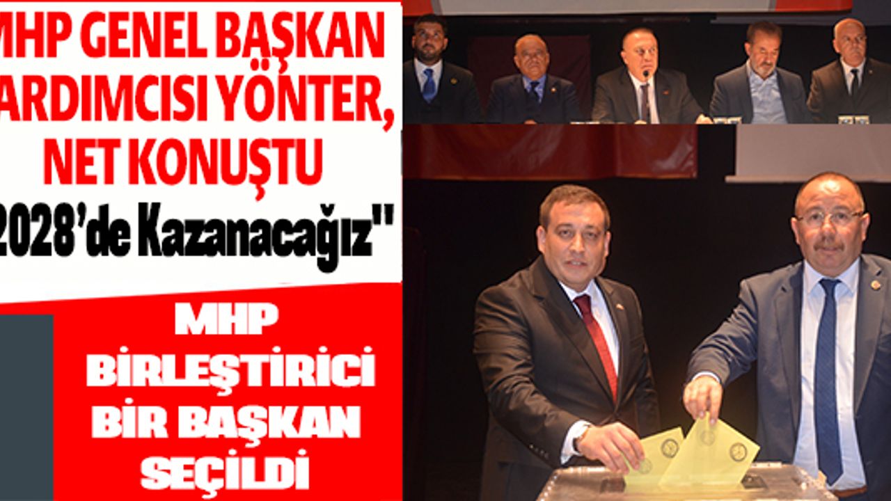 MHP GENEL BAŞKAN YARDIMCISI İZZET ULVİ YÖNTER, PARTİSİNİN BİLECİK İL BAŞKANLIĞI SEÇİMİNE KATILDI
