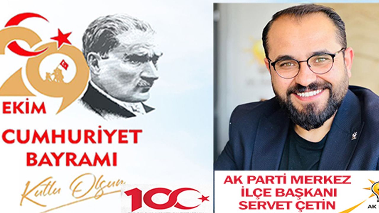 29 EKİM CUMHURİYET BAYRAMIMIZIN 100. YILI KUTLU OLSUN!