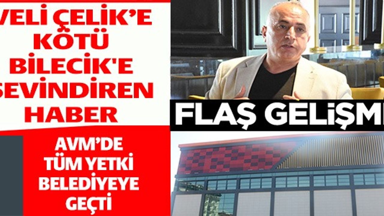 AVM'DE TÜM YETKİ BELEDİYEYE GEÇTİ