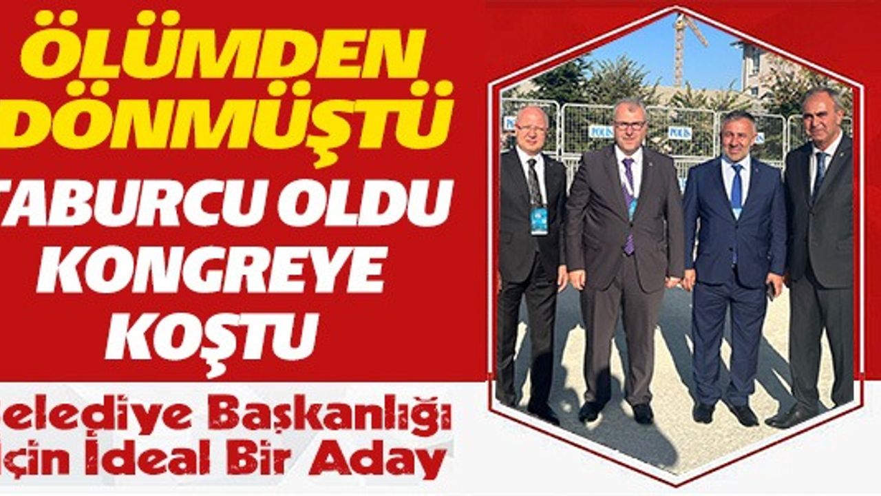 ÖLÜMDEN DÖNMÜŞTÜ TABURCU OLDU KONGREYE KOŞTU