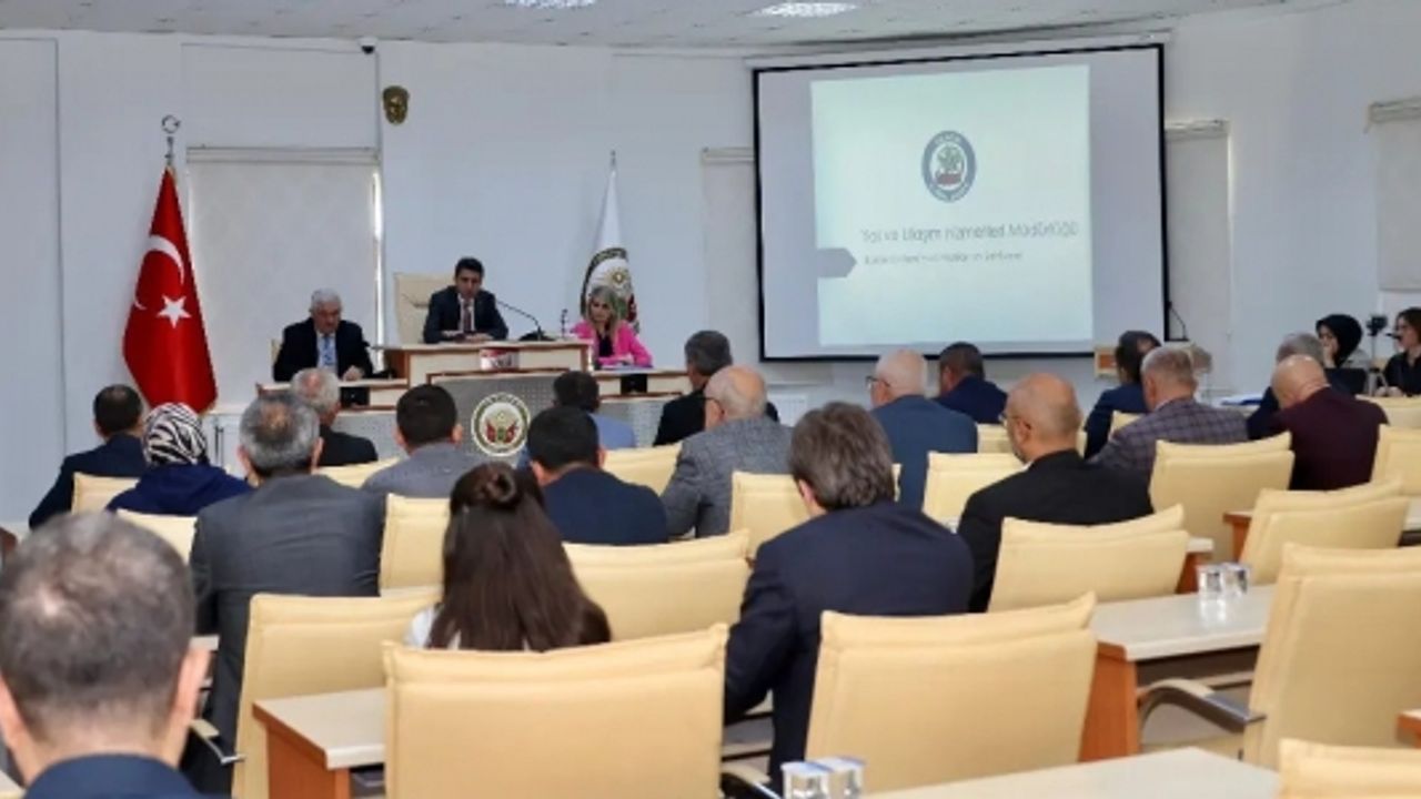 YENİ ŞANTİYE ALANLARI İÇİN TOPLANTI GERÇEKLEŞTİ