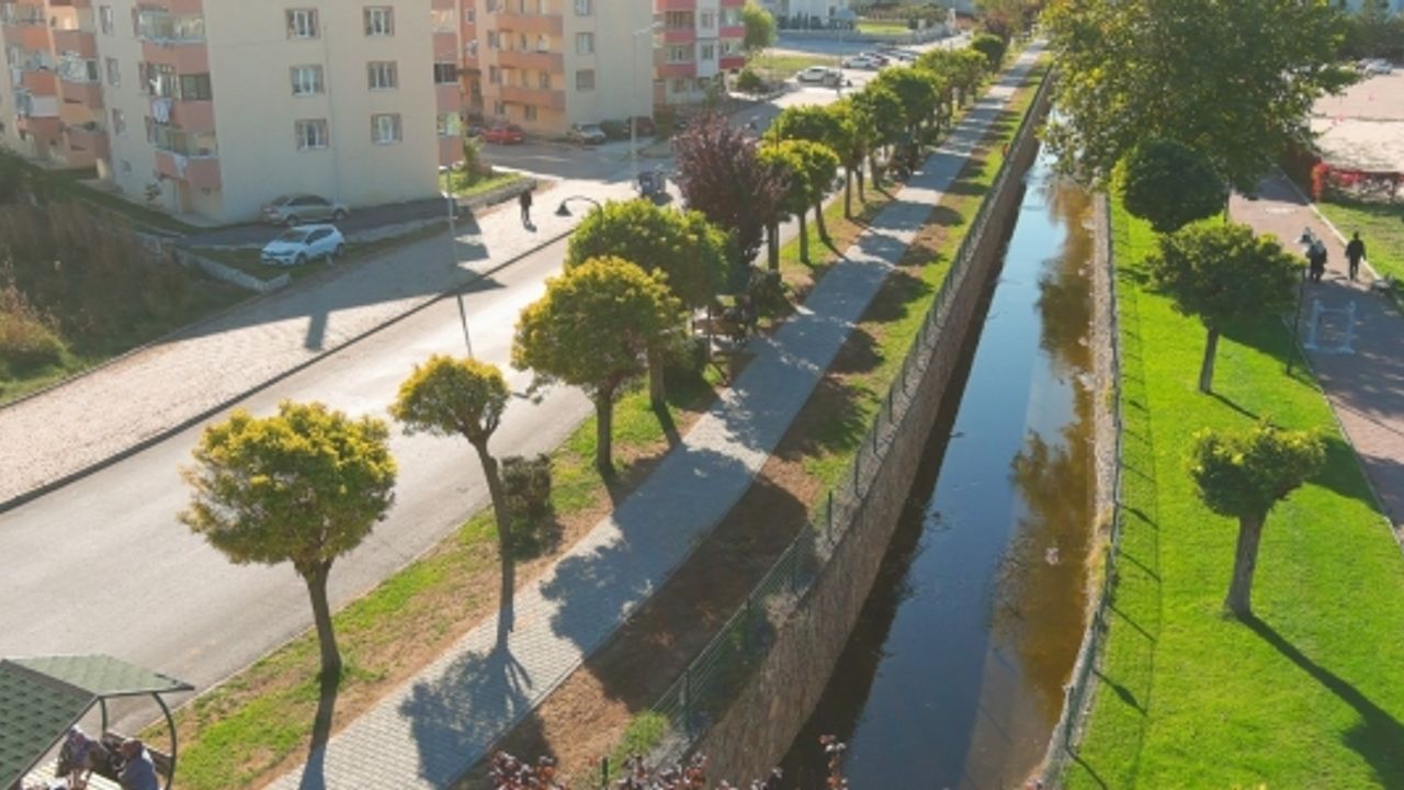 YENİ YÜRÜYÜŞ YOLU VE KAMELYALAR YAPILDI
