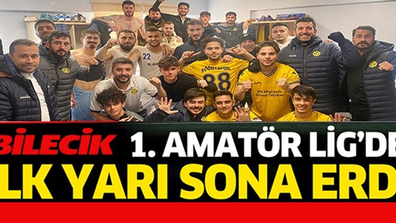 1. AMATÖR LİG'DE İLK YARI SONA ERDİ