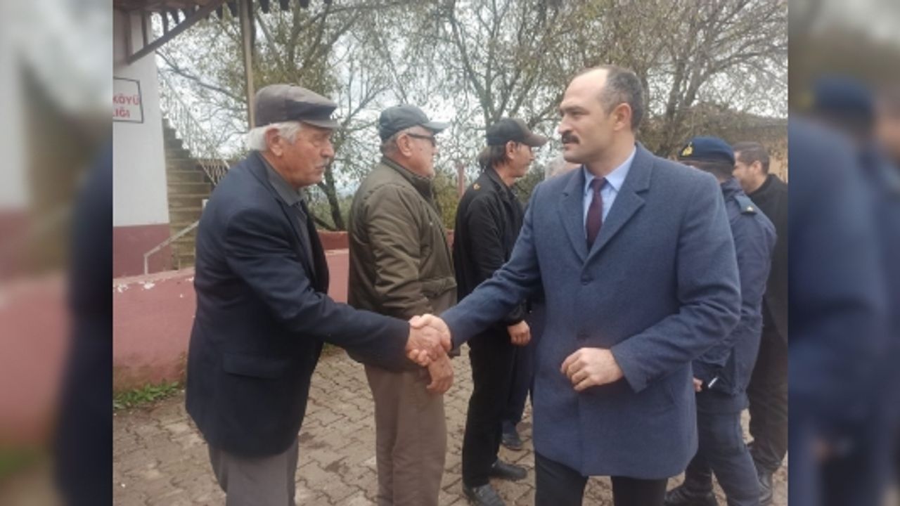 KAYMAKAM SÖZEN KÖYLÜNÜN DERDİNE DERMAN OLUYOR