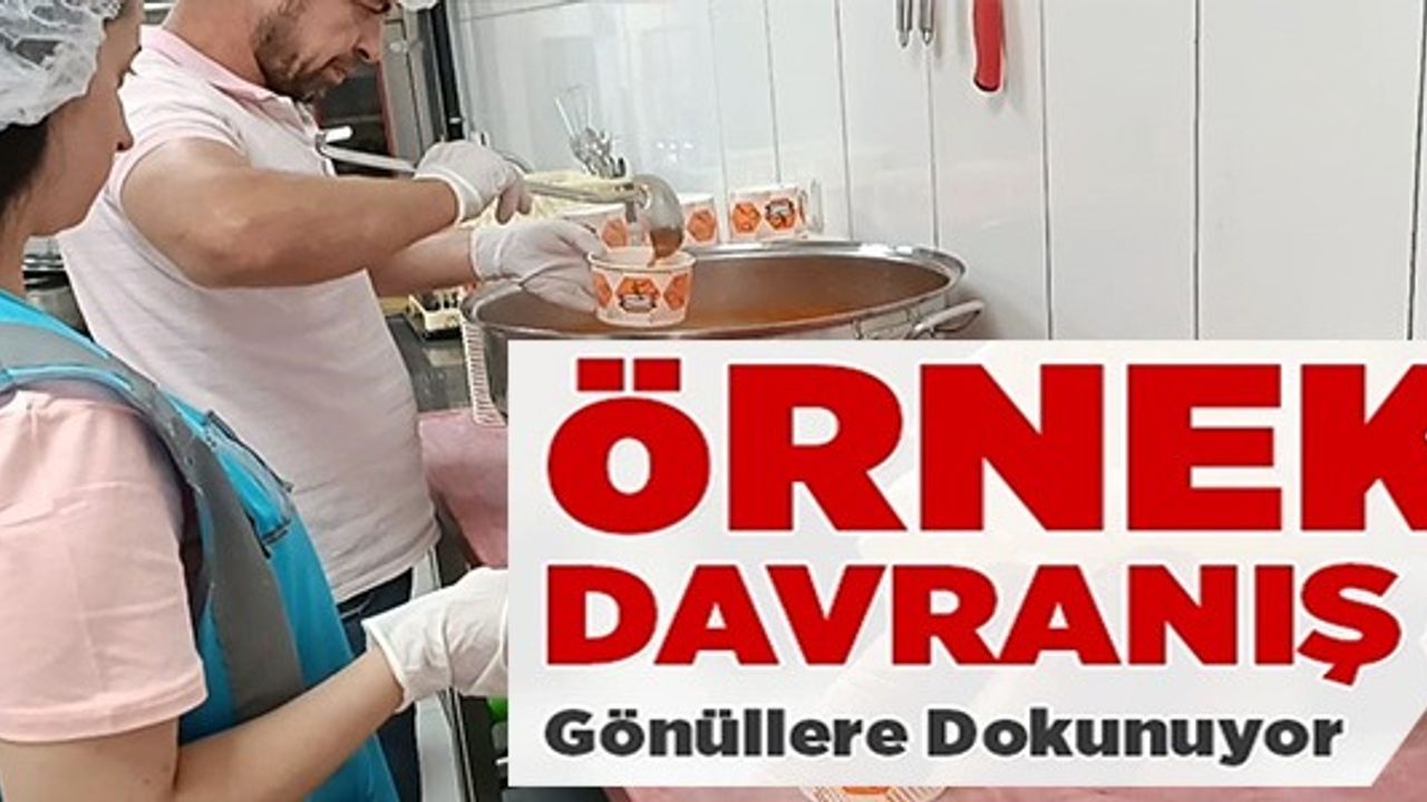 ÖRNEK DAVRANIŞ GÖNÜLLERE DOKUNUYOR