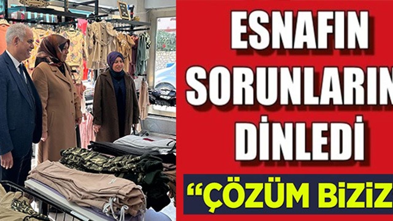 BELEDİYE BAŞKAN ADAYI YAMAN ''ÇÖZÜM BİZİZ'' DİYOR