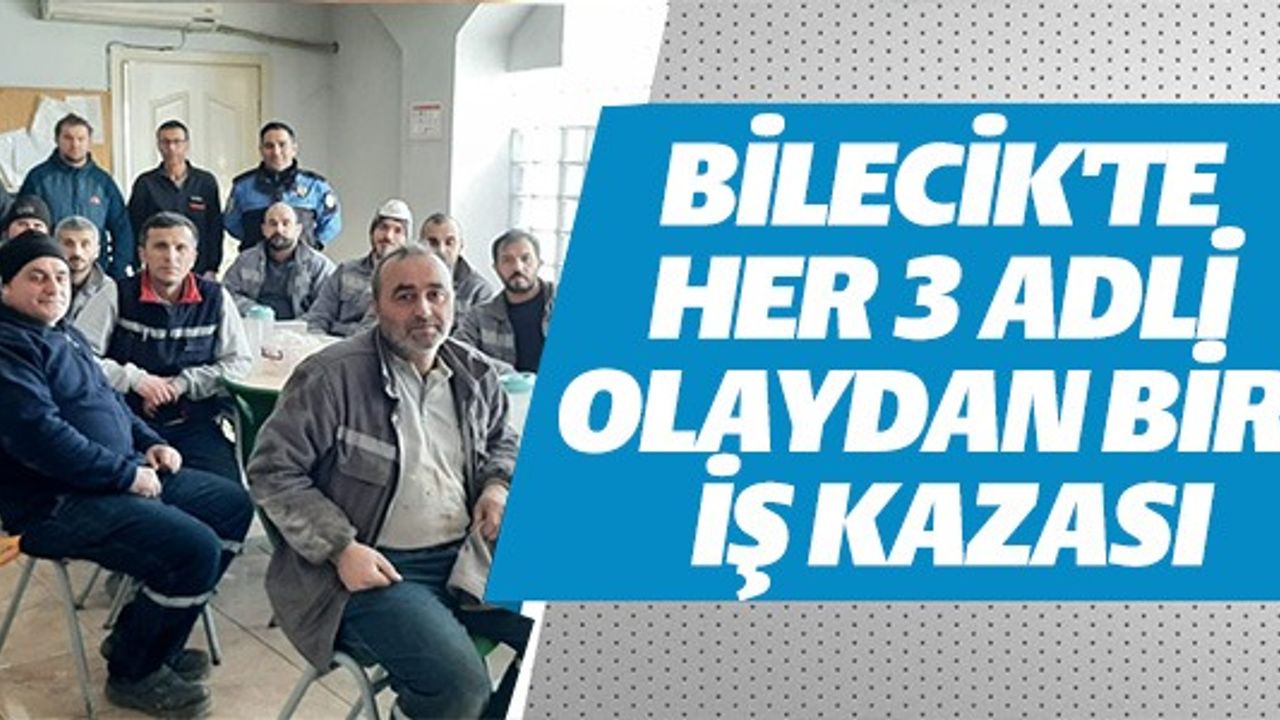 HER 3 ADLİ OLAYDAN BİRİ İŞ KAZASI