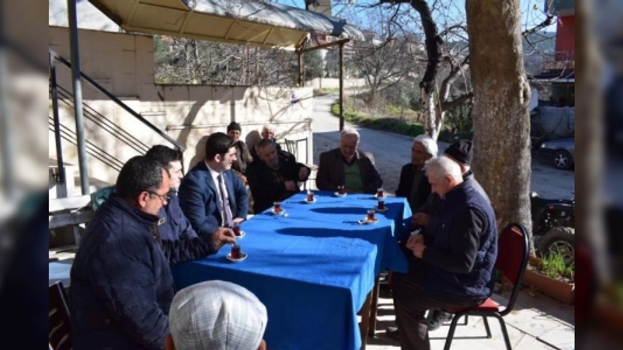 KAYMAKAM NALBANT, KÖY HALKI İLE BİRLİKTE