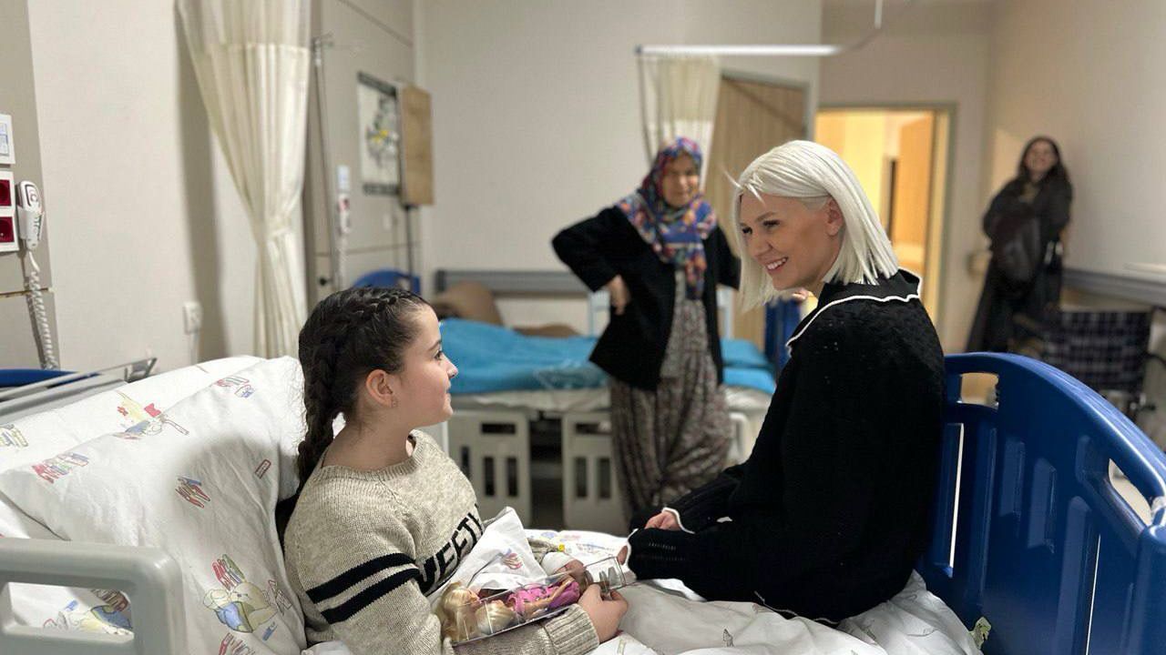 MELEK BAŞKANDAN SEVGİLİLER GÜNÜNDE ANLAMLI ZİYARET!