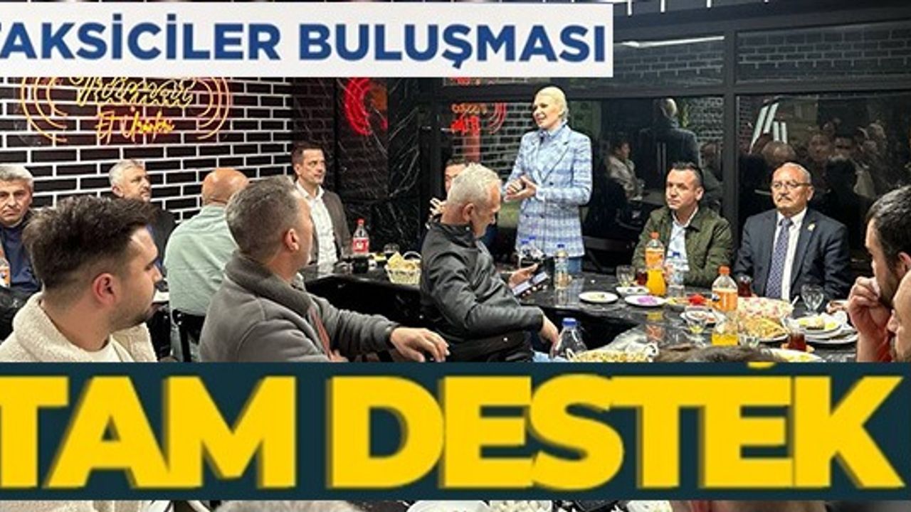 BİLECİK TAKSİ ESNAFI MELEK BAŞKANA TAM DESTEK VERDİ!