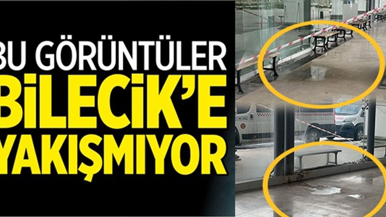 BU GÖRÜNTÜLER BİLECİK'E YAKIŞMIYOR