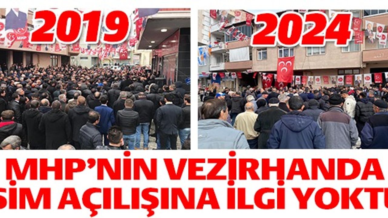 MHP'NİN VEZİRHAN'DA SİM AÇILIŞINA İLGİ YOKTU