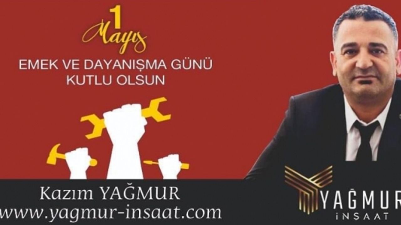 1 MAYIS EMEK VE DAYANIŞMA GÜNÜ KUTLU OLSUN!