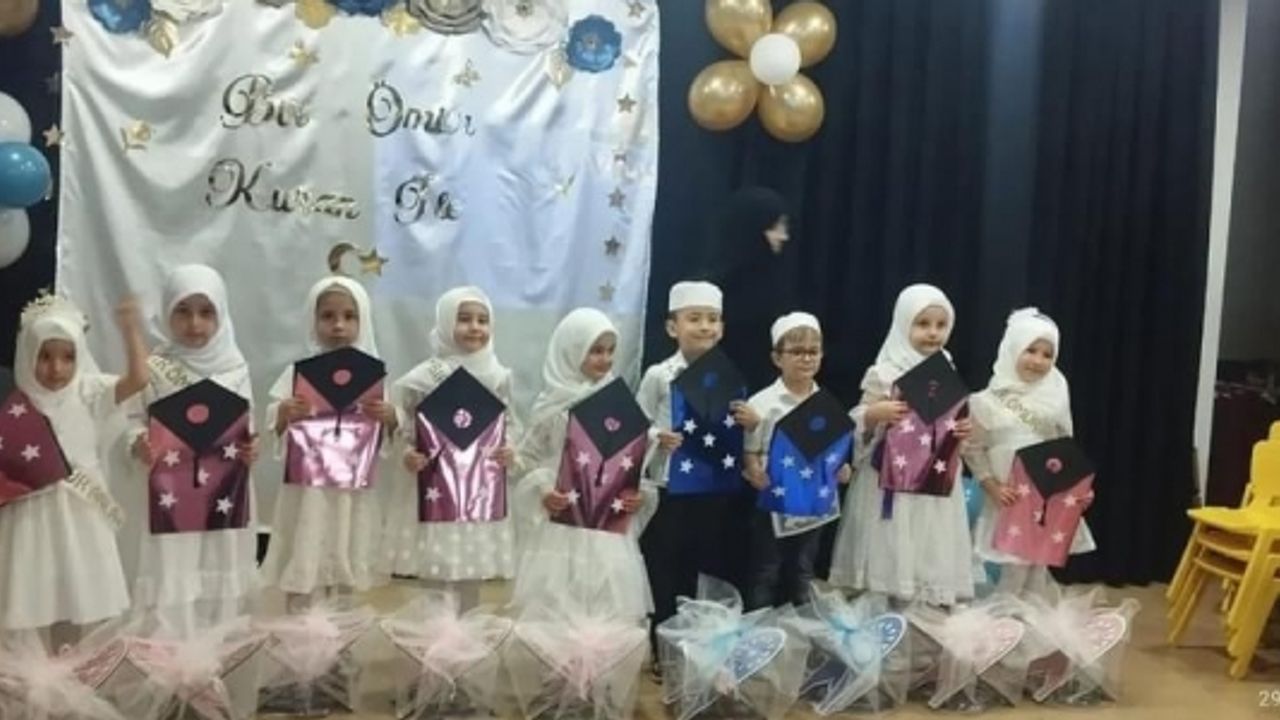 KUR'AN KURSUNDA YIL SONU HEYECANI