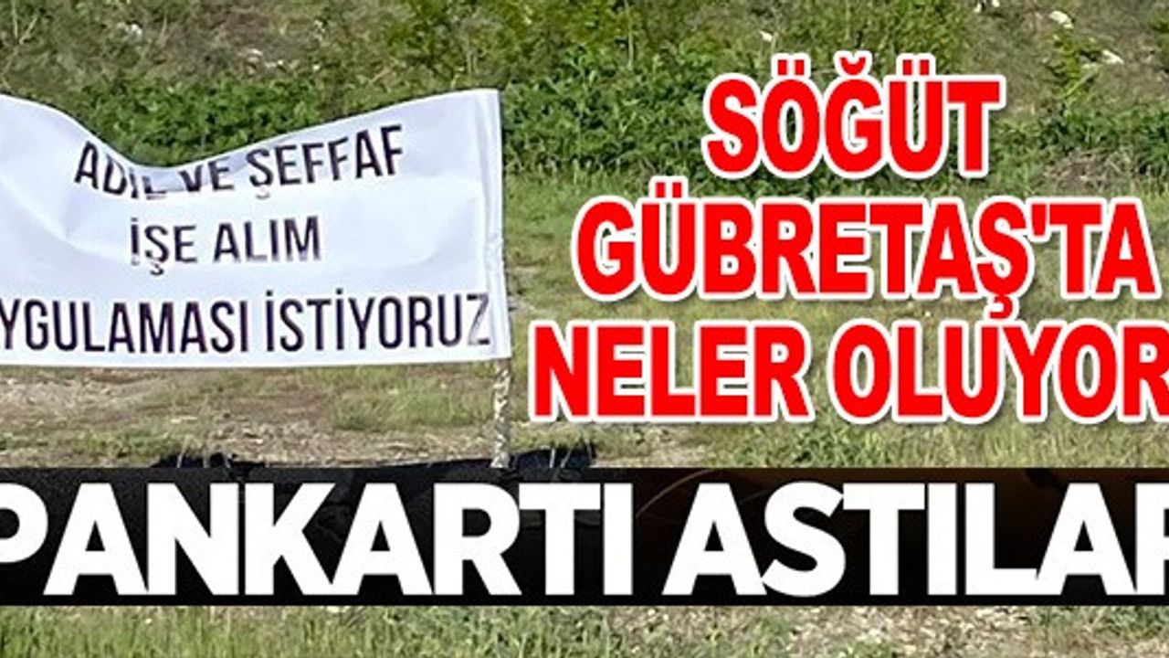 SÖĞÜT GÜBRETAŞ'TA NELER OLUYOR?