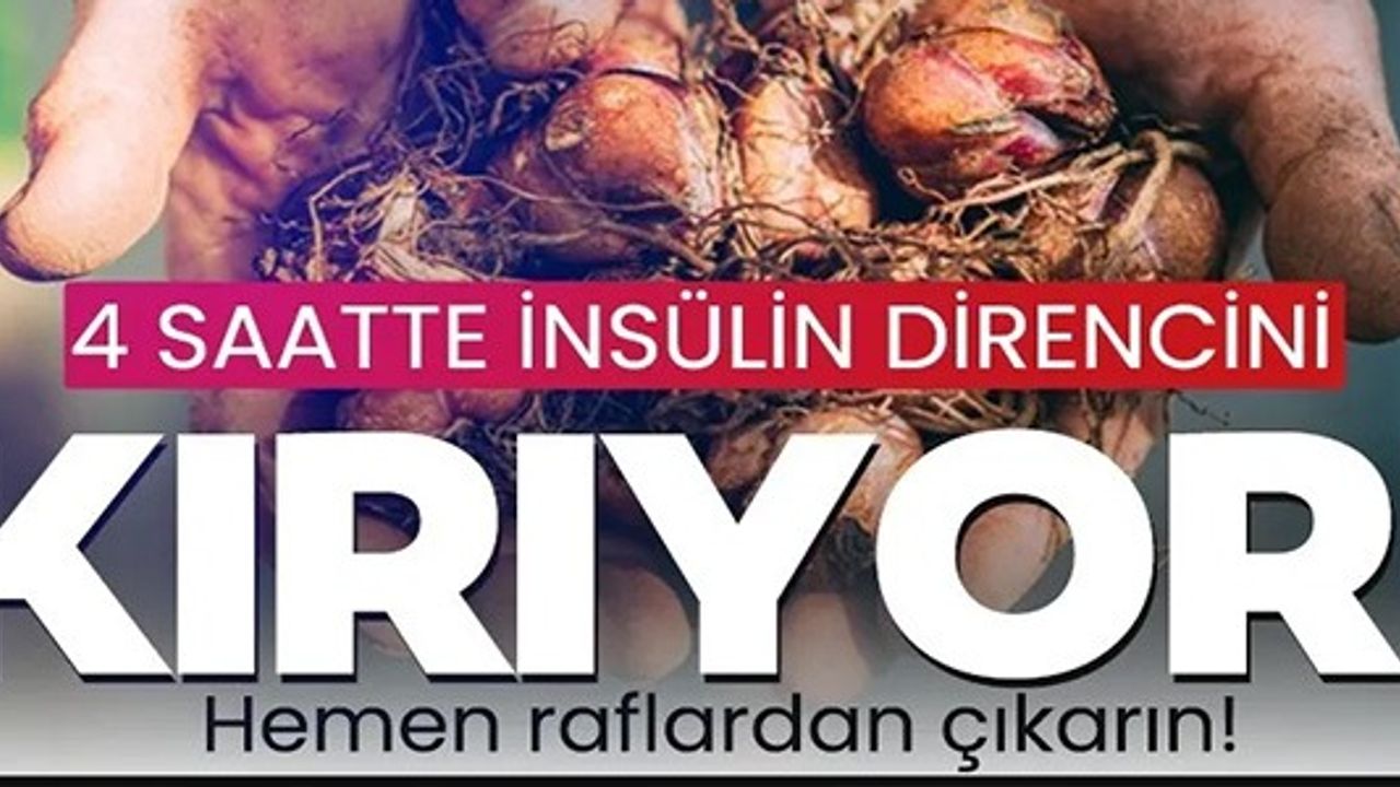 4 SAATTE İNSÜLİN DİRENCİNİ KIRIYOR!