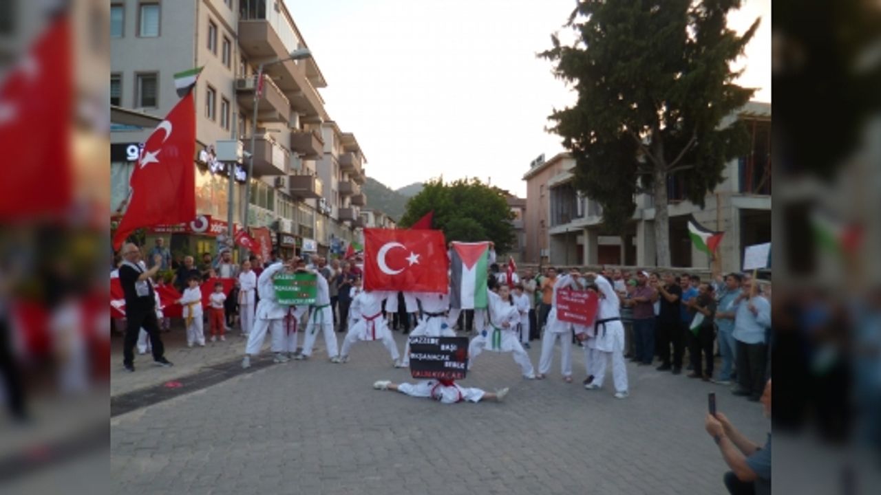 OSMANELİ FİLİSTİN İÇİN TEK  YÜREK OLDU