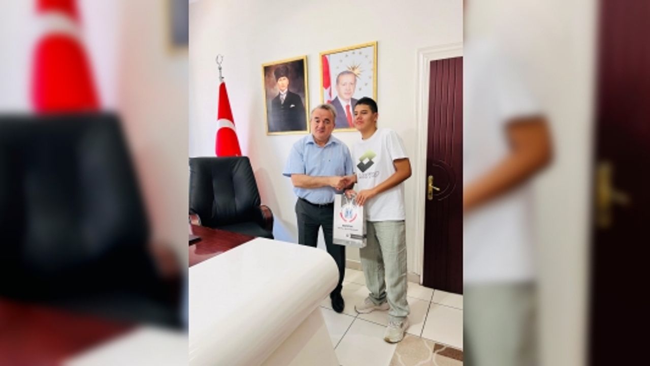 LGS 1'İNCİSİ KOÇ'TAN KAYMAKAM ÖZTÜRK'E ZİYARET