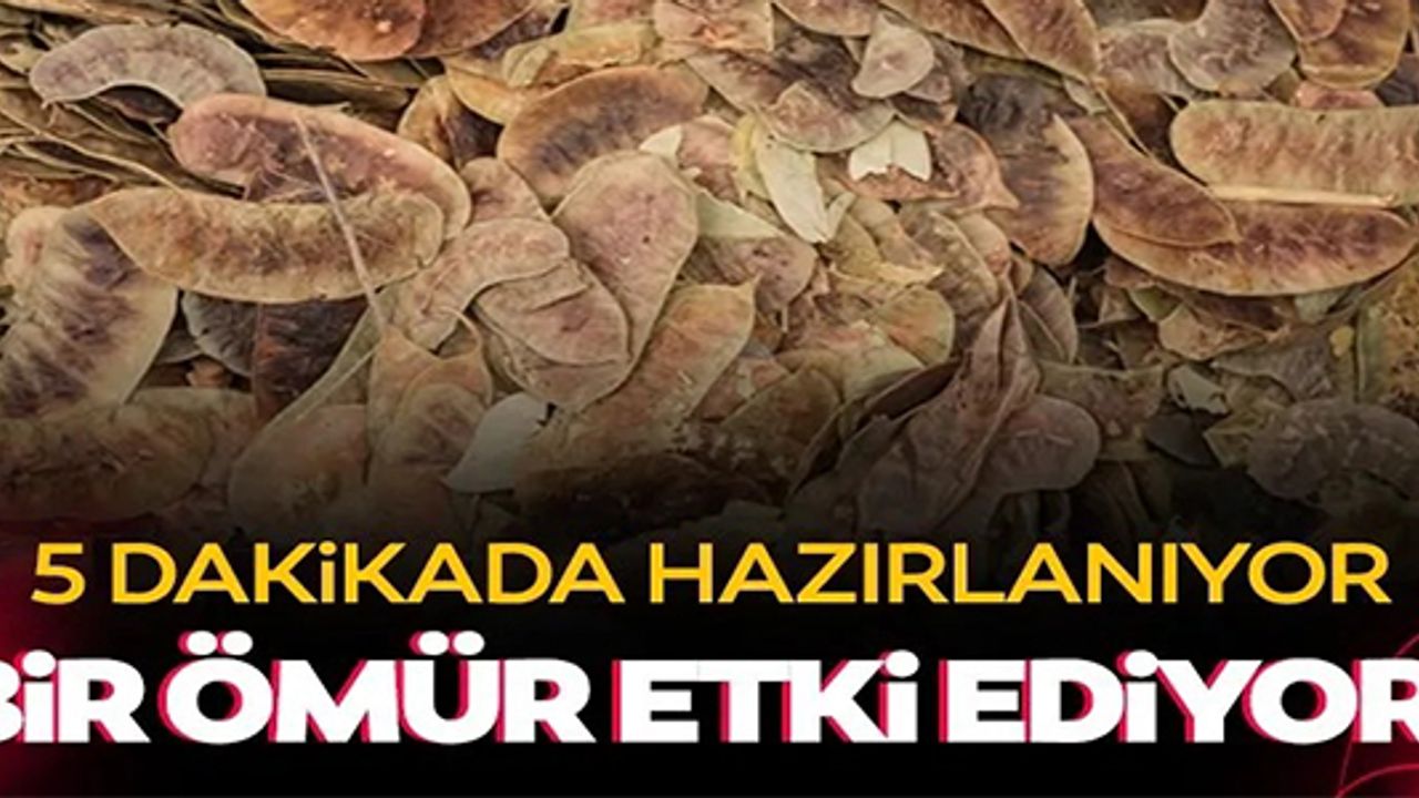 5 DAKİKADA HAZIRLANIYOR BİR ÖMÜR ETKİ EDİYOR!