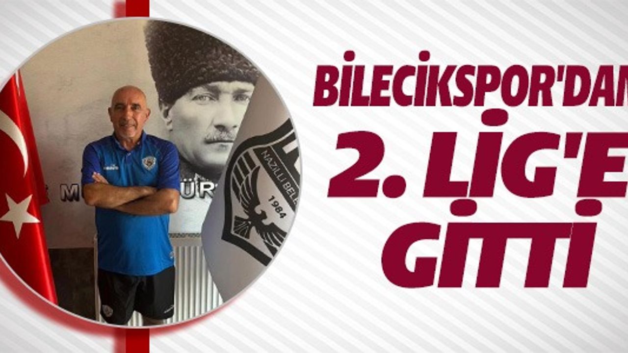 BİLECİKSPOR'DAN 2. LİG'E GİTTİ