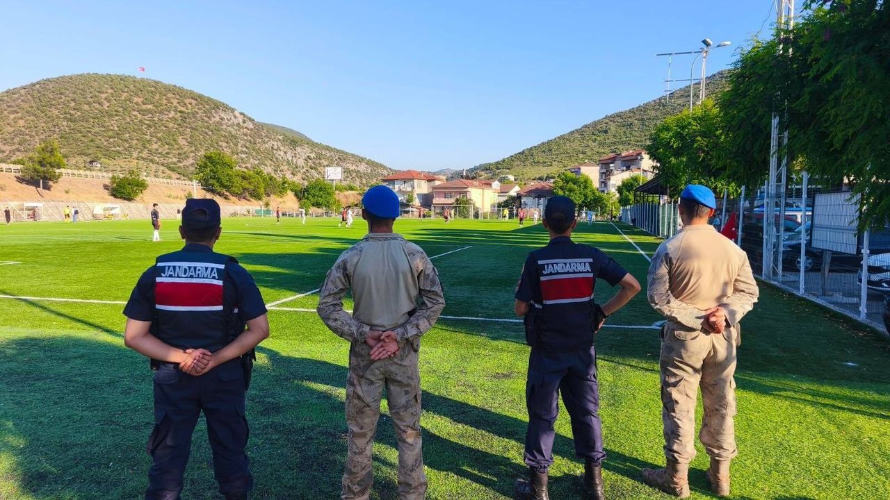 FUTBOL MÜSABAKALARINDA JANDARMADAN ÜST DÜZEY TEDBİR