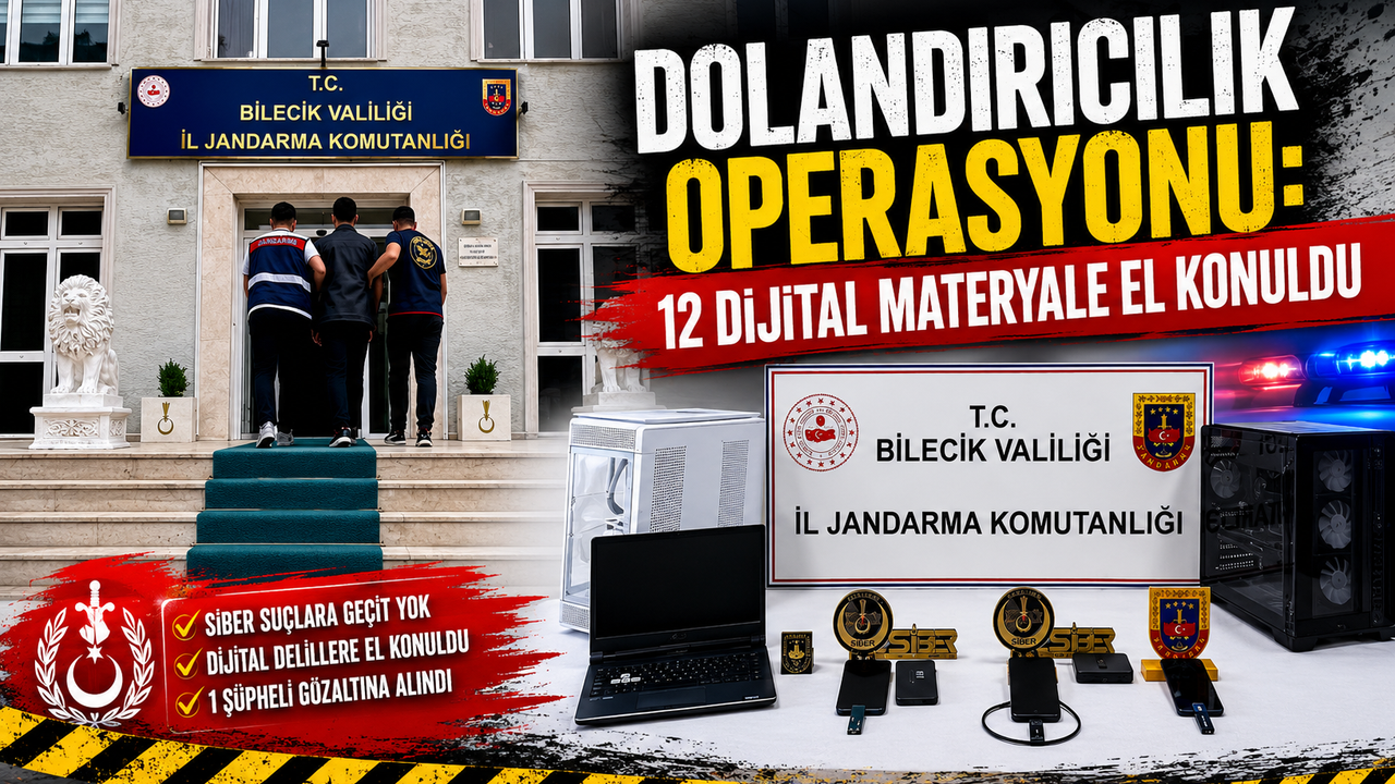 DOLANDIRICILIK OPERASYONU: 12 DİJİTAL MATERYALE EL KONULDU